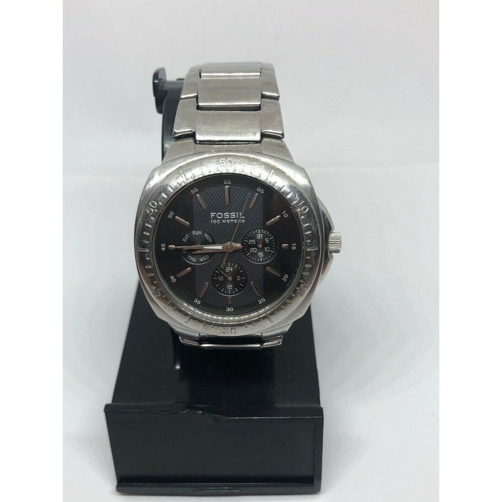 Fossil BQ9235 Men's Silver Stainless Steel Analog